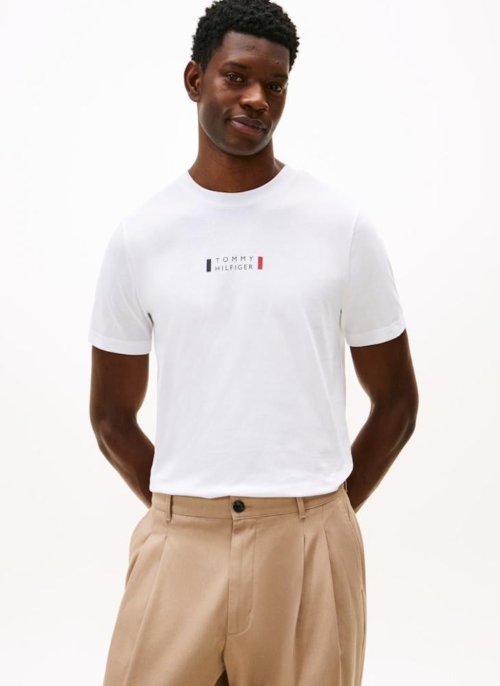 TOMMY HILFIGER Logo Crew Neck T-Shirt - Image 1