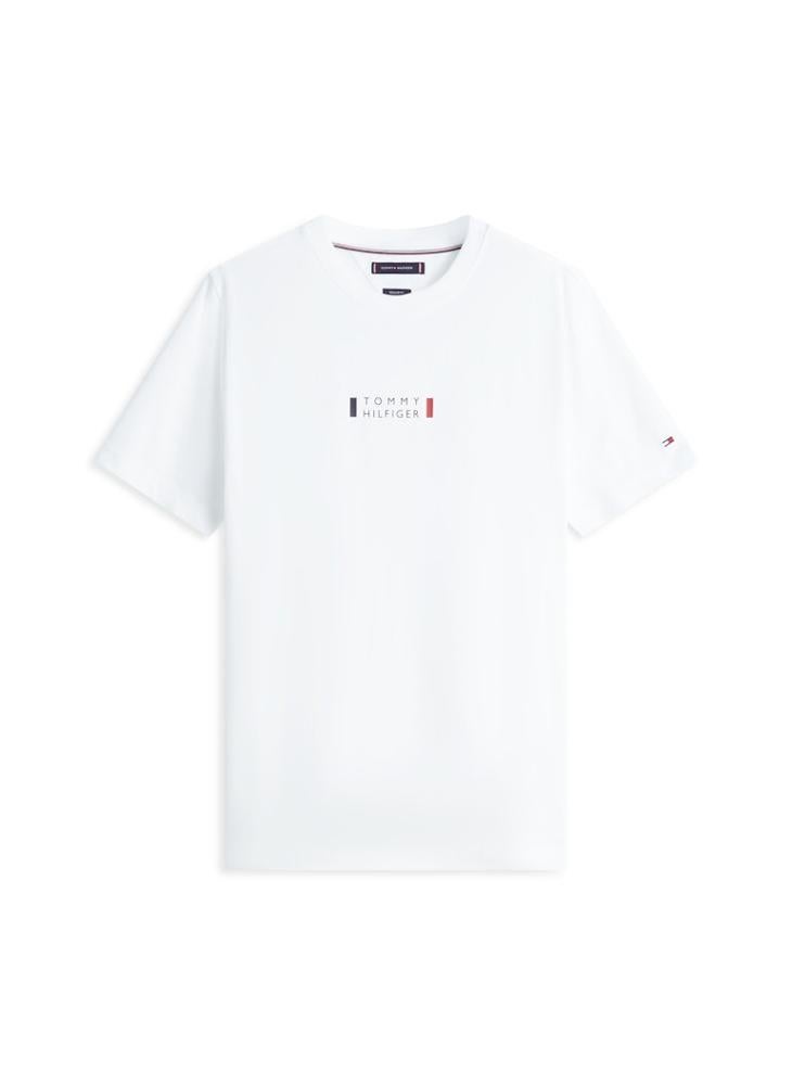 TOMMY HILFIGER Logo Crew Neck T-Shirt - Image 5