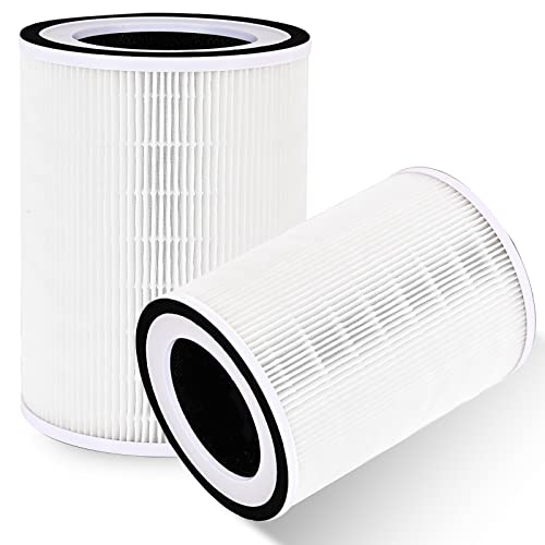 Bvhonwe True HEPA KILO Filter 360°3 Stage Replacement Filters Compatible for Afloia KILO/KILO Pro/MIRO/MIRO Pro air purifier, H13 True HEPA filter, 2 PACK - Image 1