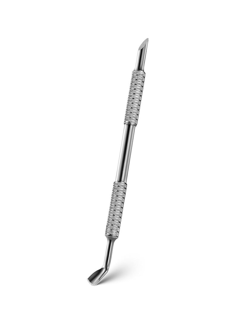 Goolsky New Double-headed Horseshoe Steel Pusher, Special Tool For Nail Salon, Hand Repair And Dead Skin Pusher, Mirror Bevel Nail Pusher - Image 1