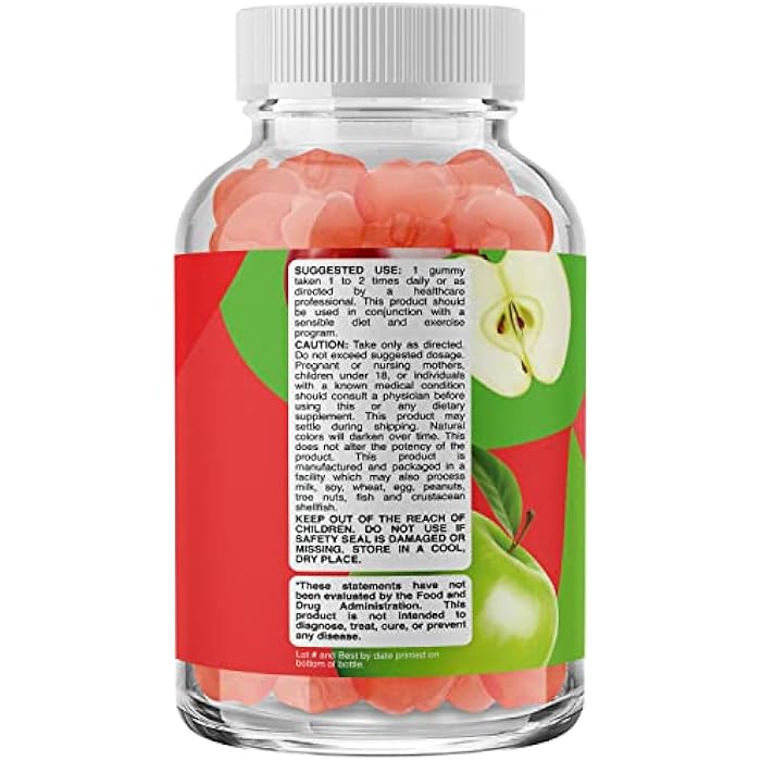 Phytoral Apple Cider Vinegar Gummies with the Mother - ACV Gummies with Mother for Adults for Immune Support Digestion Gut Health and Energy Support Supplement - Apple Cider Vinegar Gummy Vitamins for Adults - Image 2