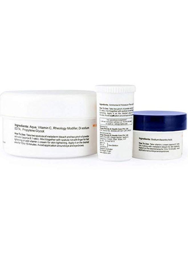 O3+ - Meladerm Vitamin C Gel Bleach For Skin Whitening And Hair Lightening (96G) - Image 1