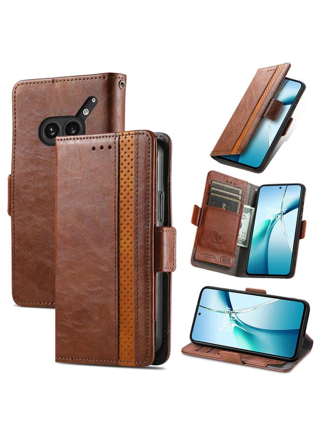 Case For Nothing Phone 2a Plus CaseNeo Splicing Dual Magnetic Buckle Leather Phone Case