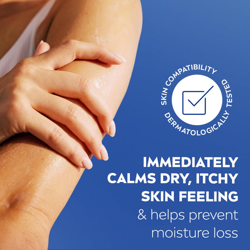 NIVEA Intense Healing Body Lotion for Very Dry, Itchy Skin with Glycerin, Provitamin B5 and Niacinamide, 72-Hour Body Moisturizer, Holiday Gifts for Self Care, 16.9 Fl Oz Pump Bottle - Image 5