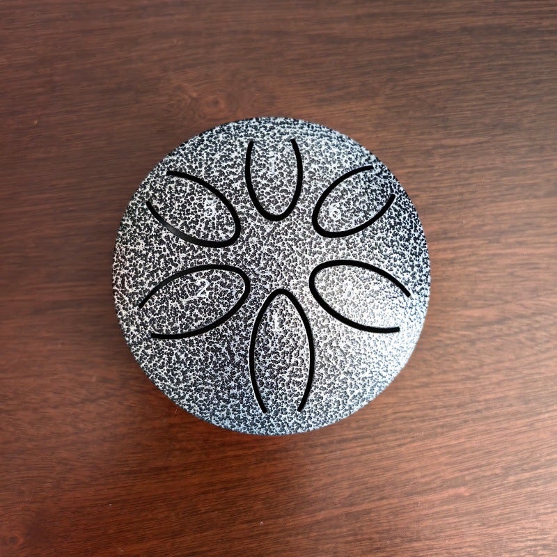 Ethereal Drum Mini 3-Inch 6-Tone Pocket Steel Tongue Drum - Portable Percussion Instrument