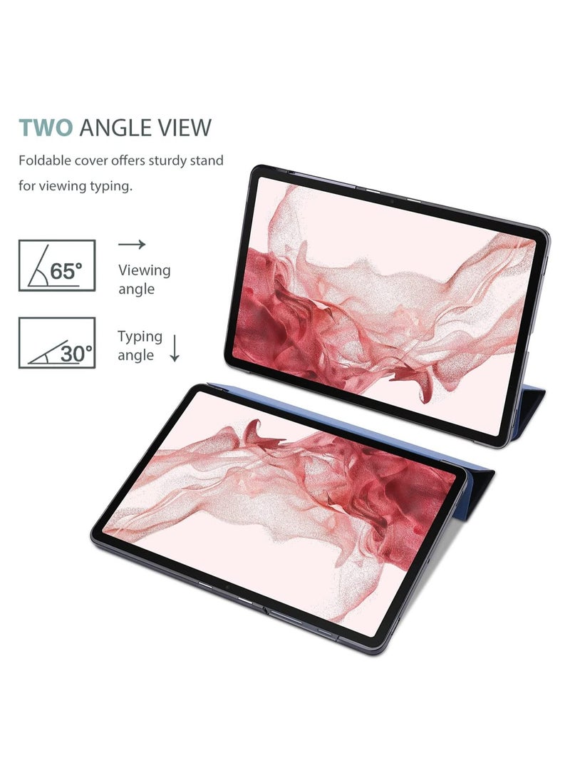 Procases Galaxy Tab S8/S7 Case 2022 2020, Slim Lightweight Stand Case Shell Cover for 11" Galaxy Tab S8 S7 X700 X706 T870 T875 T878 -Navy - Image 5