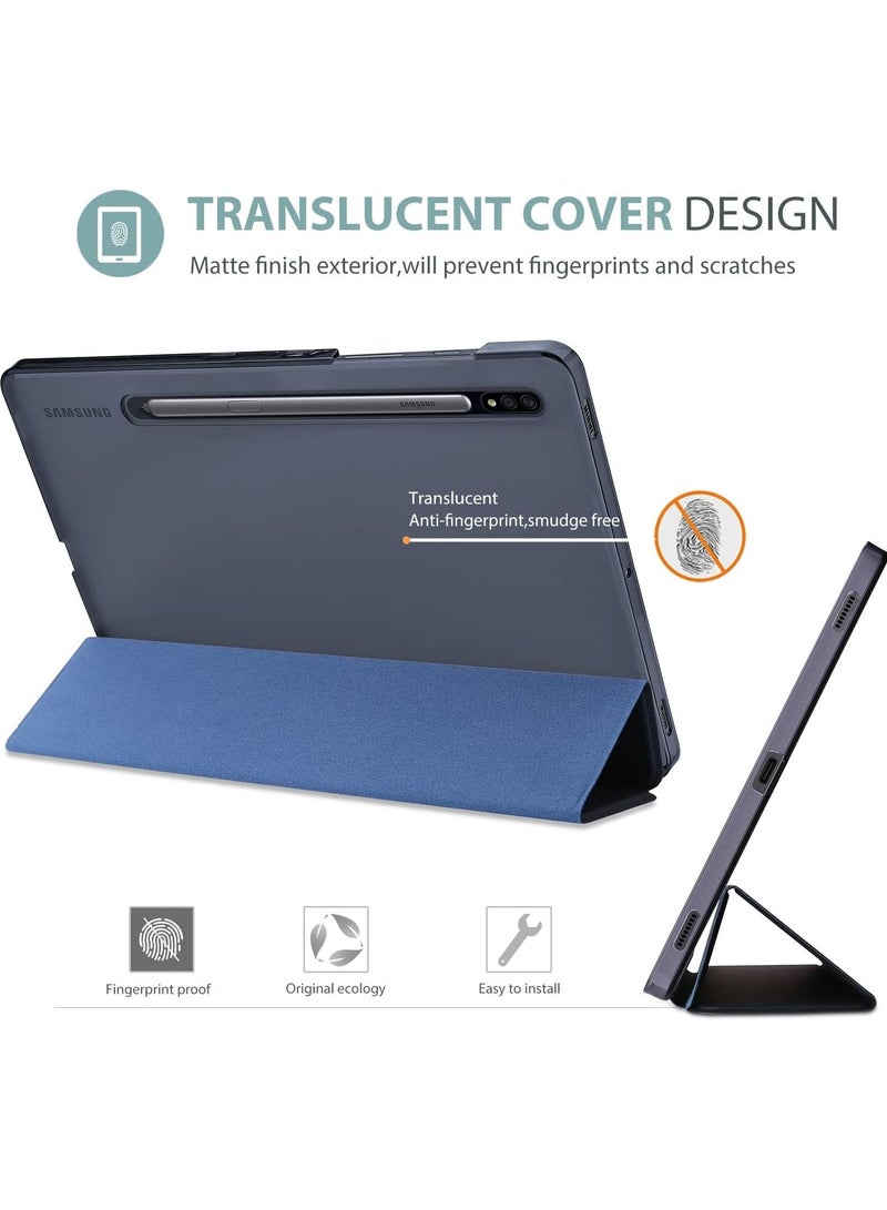 Procases Galaxy Tab S8/S7 Case 2022 2020, Slim Lightweight Stand Case Shell Cover for 11" Galaxy Tab S8 S7 X700 X706 T870 T875 T878 -Navy - Image 3