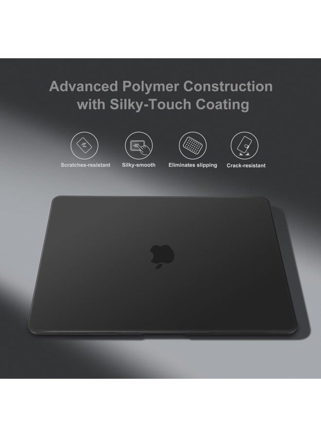 Mosiso Compatible with MacBook Pro 13 inch Case M2 2025, 2024, 2023-2016 A2338 M1 A2251 A2289 A2159 A1989 A1708 A1706, Plastic Hard Case&Keyboard Skin&Webcam Cover for MacBook Pro 13.3, Black - Image 3