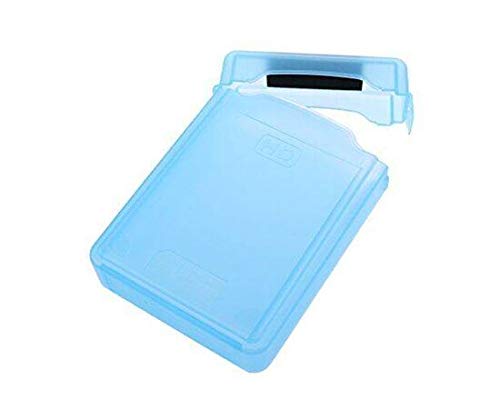 AlexVyan HDD Protector Plastic Box for 3.5" IDE SATA HDD Hard Disk Drive Protection Case Cover Enclosure Storage Box (Pack of 1 - Blue) - Image 2