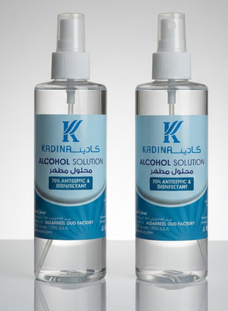 kadina Hand sanitizer spray, 2 pieces, 250 ml. Medical hand sanitizer - kills up to 99.99% of bacteria and viruses - does not cause stinging, dryness, or skin irritation. - Image 3