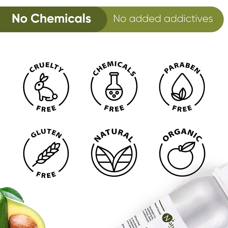 Naturalis Essence of Nature Pure Cold Pressed Avocado Oil Moisturizer for Dry Skin Body and Hair  250ml - Image 4