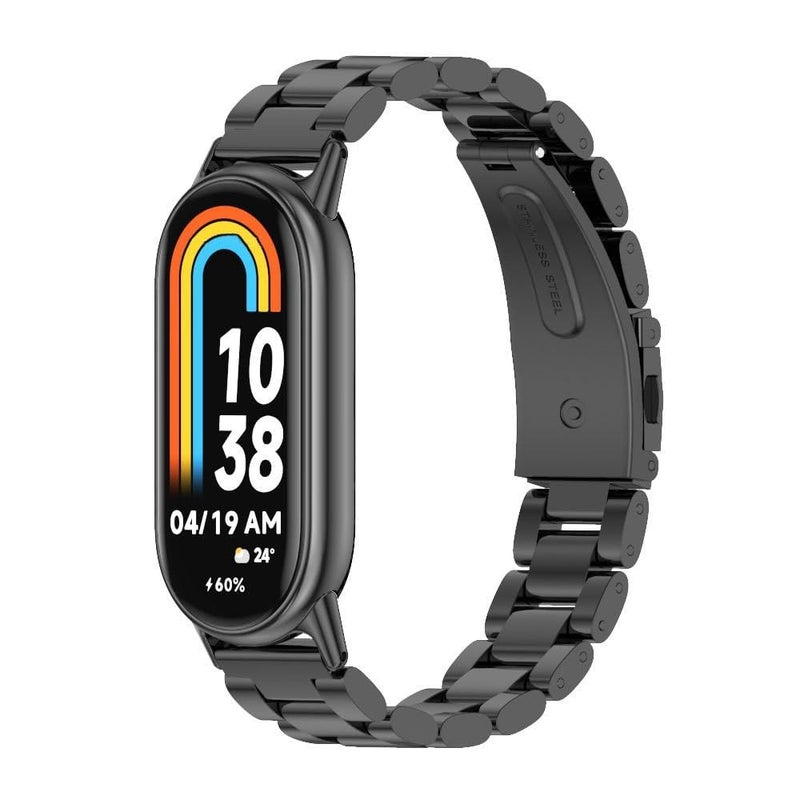 eWINNER Stainless Steel Replacement Strap for Xiaomi Mi Band 9/8 Tracker Smartwatch Bracelet - Image 2