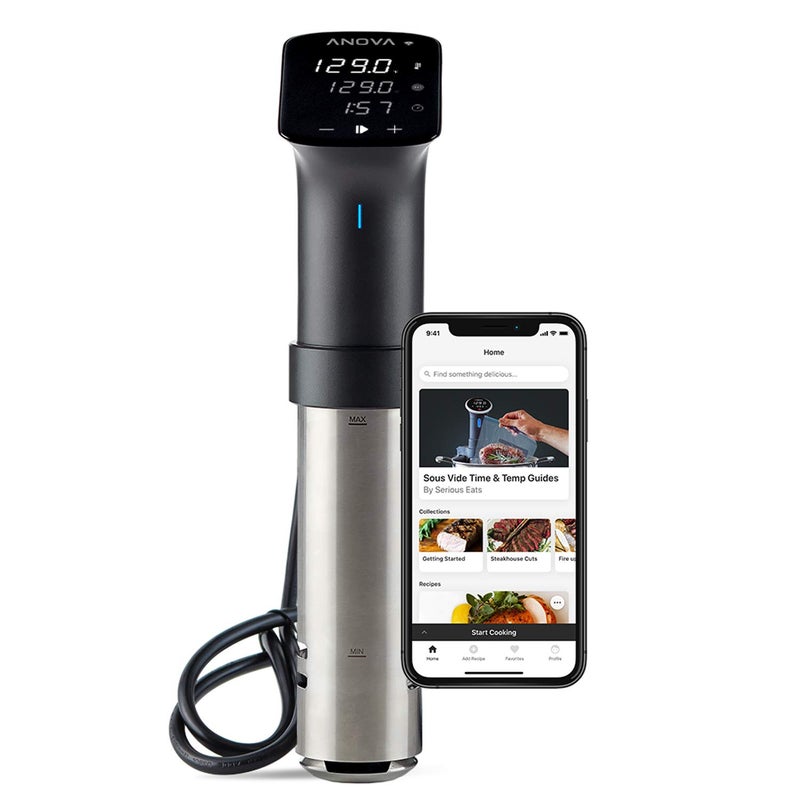 Anova Culinary Anova Culinary Sous Vide Precision Cooker Pro, 1200 Watts, Black and Silver  - Image 1