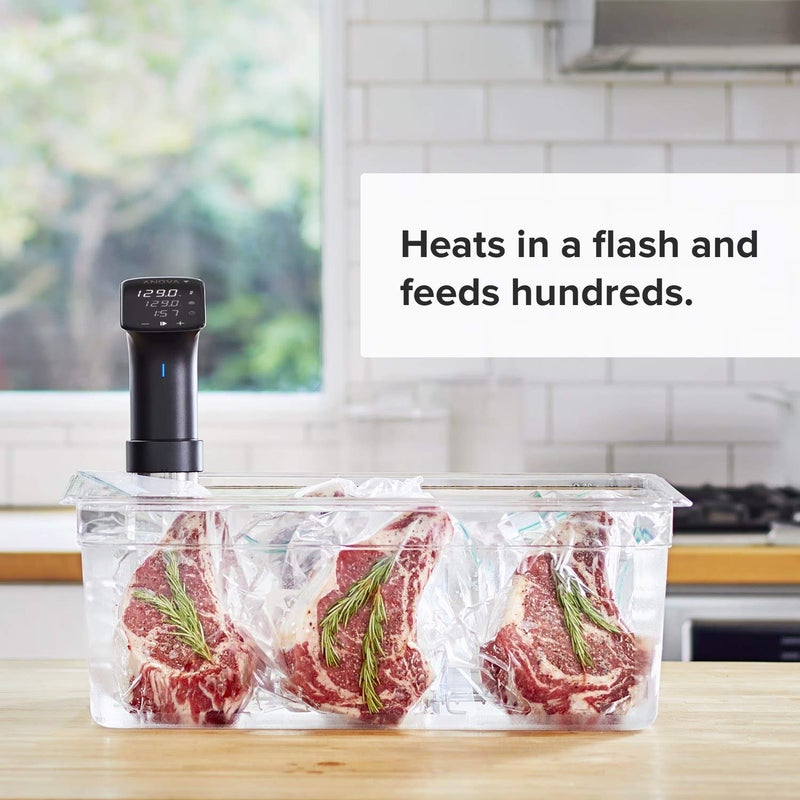 Anova Culinary Anova Culinary Sous Vide Precision Cooker Pro, 1200 Watts, Black and Silver  - Image 4