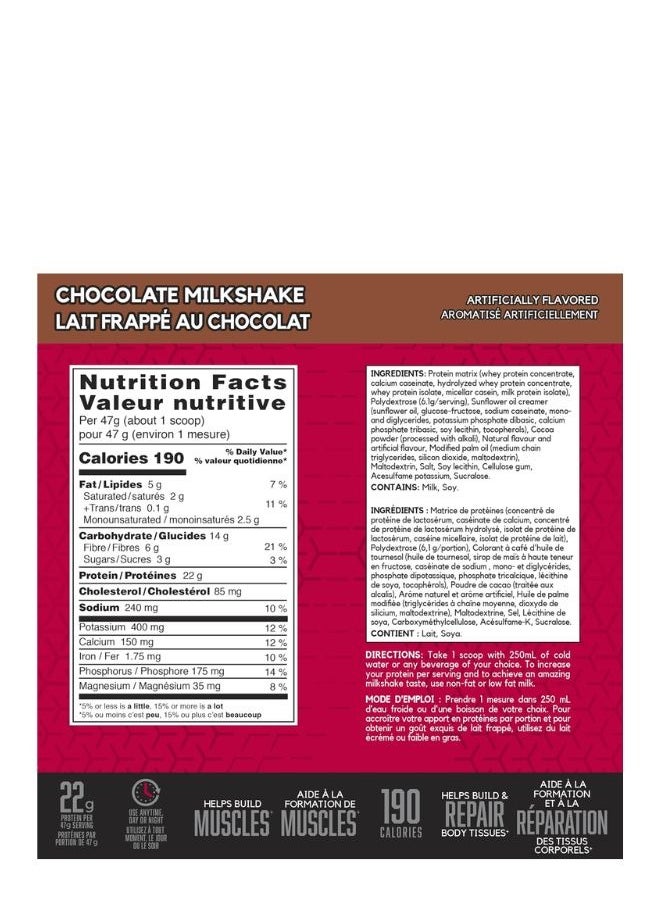 BSN - BSN Syntha-6 Ultra Premium Protein Matrix – Chocolate Milkshake (5 lbs, 2.27 KG) - Image 1