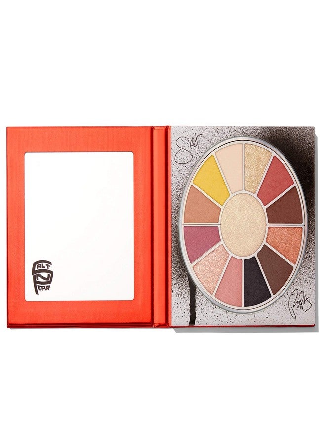 MILANI Salt-N-Pepa Hot, Kool And Vicious Eyeshadow and Highlighter Palette - Eyeshadow Palette and Highlighter Makeup - 12 Colors Highly Pigmented Matte Shimmer Eye Shadow Makeup Palette Kit - Image 3