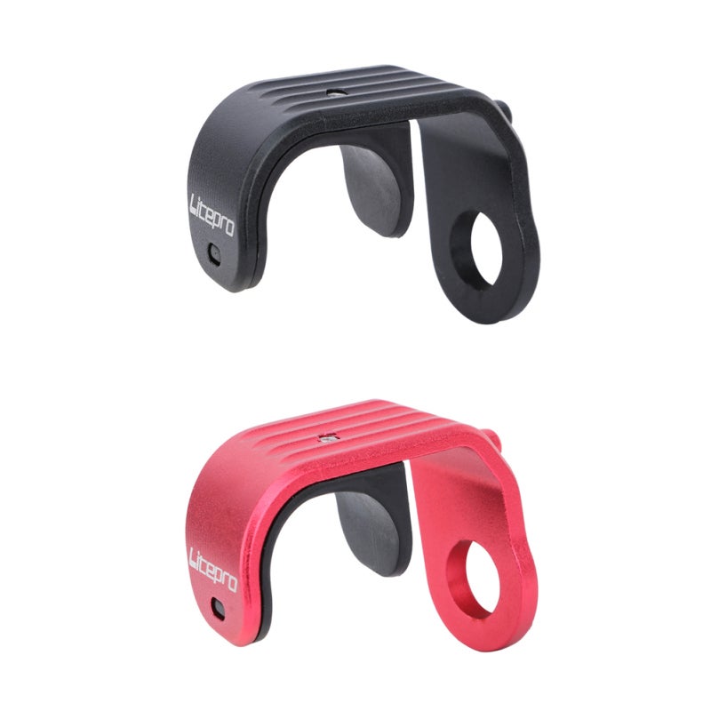Litepro Ultralight Bicycle Aluminum Alloy E-Type Pothook Folding Bike Modification Accessory Cycling Front Hooks - Image 5