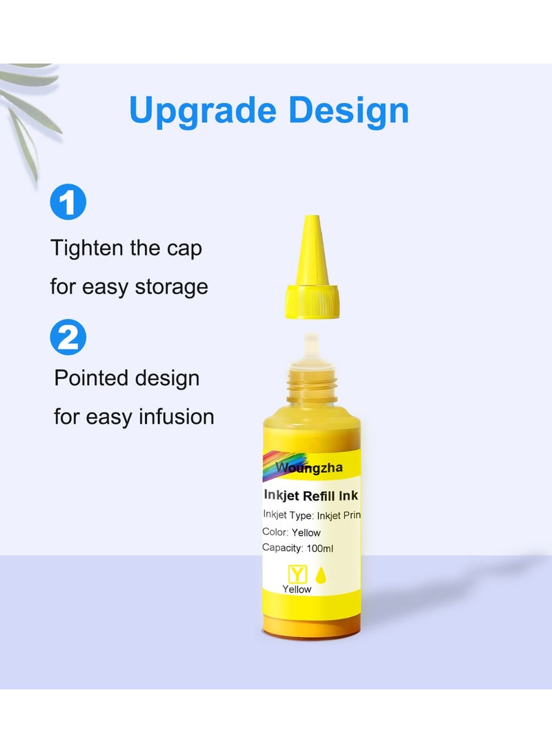 خراطيش الحبر القابلة لإعادة التعبئة للطابعة العالمية 400 مل مجموعة حبر إعادة تعبئة اللون الأسود لكانون PIXMA G3340 G3400 G3410 G2410 G2400 G2411 G2410 G1400 G4400 G4410 G4411 G1410 G1411 - Image 3