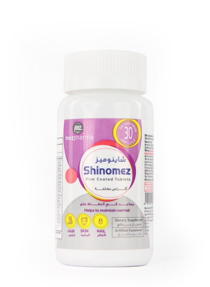 Mezpharma Shinomez 30 Film Coated Tablets - Image 1