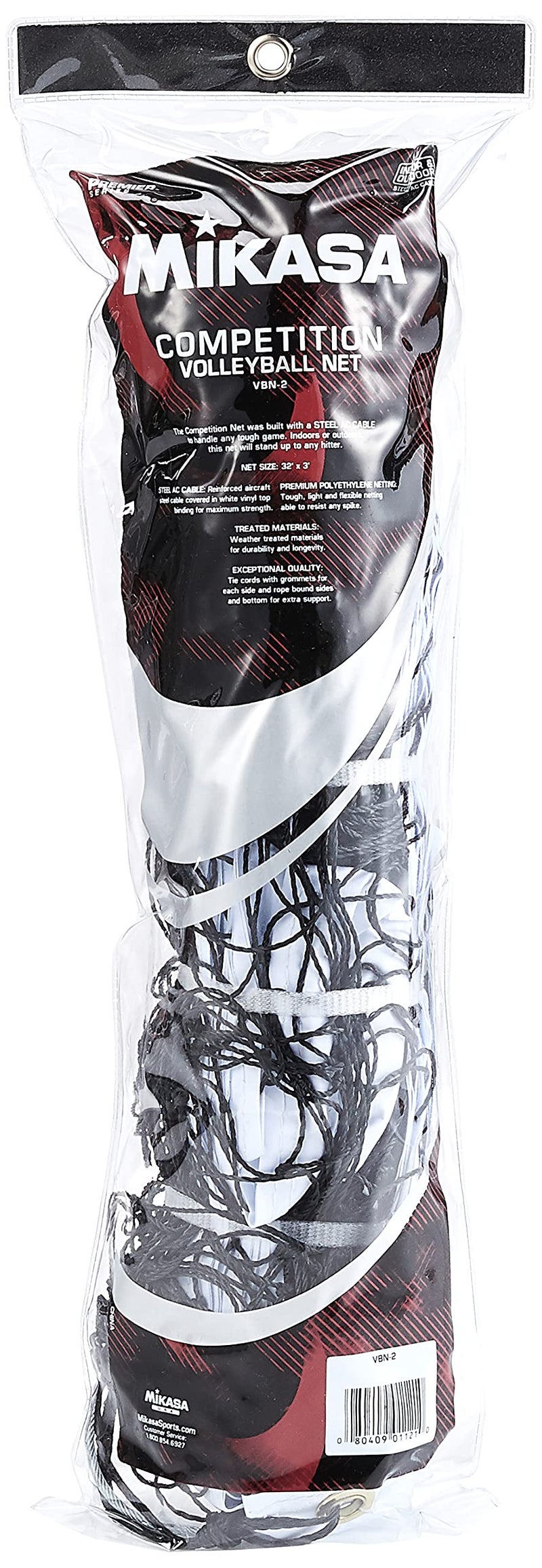 Mikasa VBN2 Competition Volleyball Net 32 X 3 - Image 2