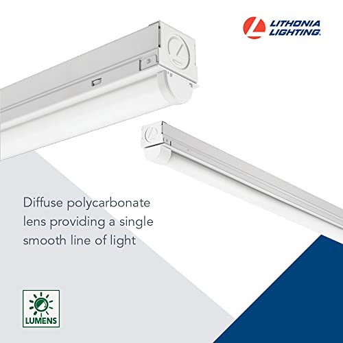 Lithonia Lighting 1 Light LED Strip Light, 2 Foot LED Ceiling Lighting Fixture, 1250 Lumens, 4000K, 80CRI, 11W, Kitchen and Garage Use (MNSL L23 1LL MVOLT 40K 80CRI M6) - Image 3