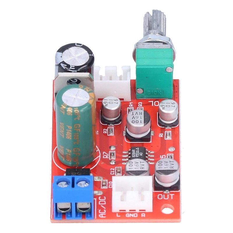 لوحة مكبر الصوت المسبق AD828 وحدة مكبر طاقة أحادية مكبر صوت سابوفر مع مقياس الجهد الحجمي مادة ثنائي الفينيل متعدد الكلور - Image 4