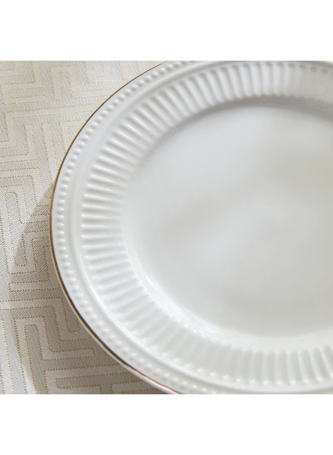 Home Box Embossed Gold Line Side Plate - 20 cm