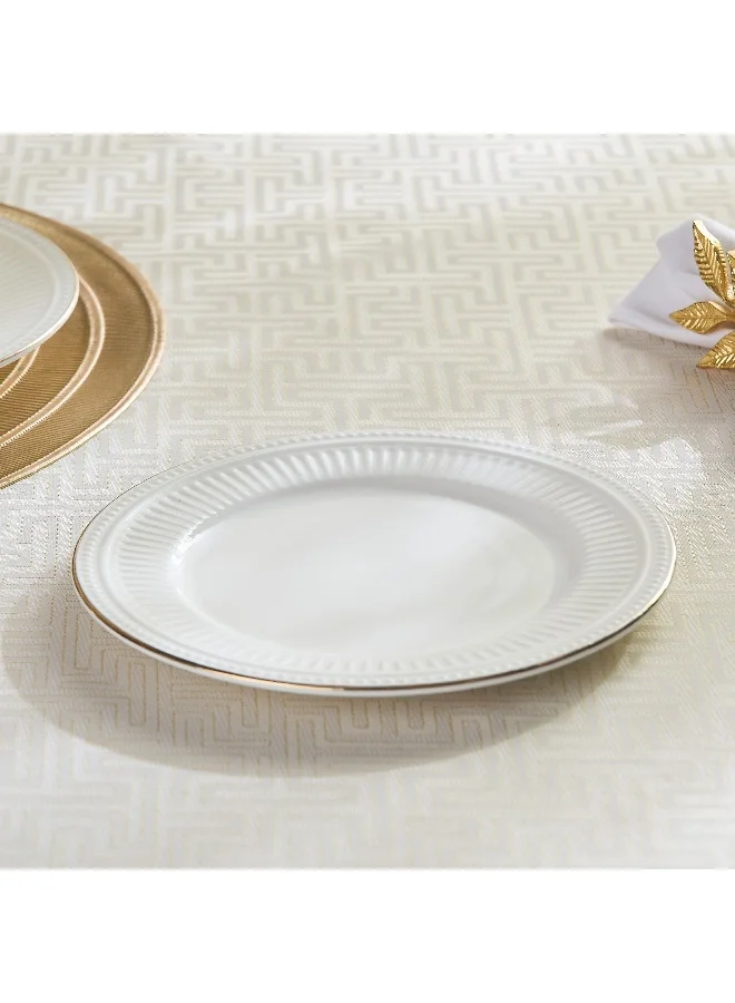 Home Box Embossed Gold Line Side Plate - 20 cm
