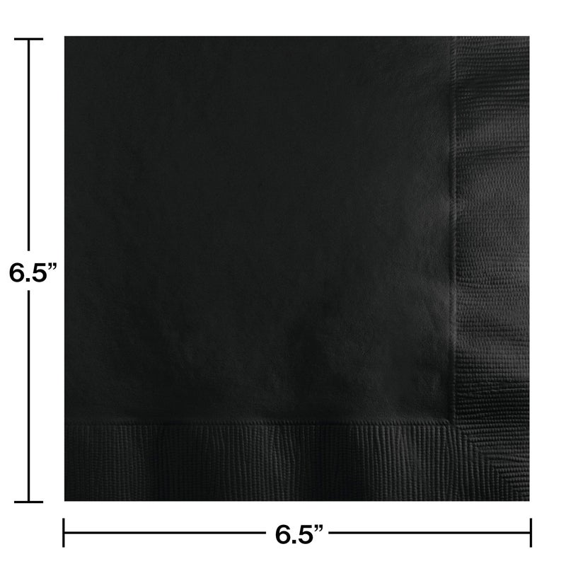 Creative Converting Lunch Napkins, One Size, Black Velvet - Image 2