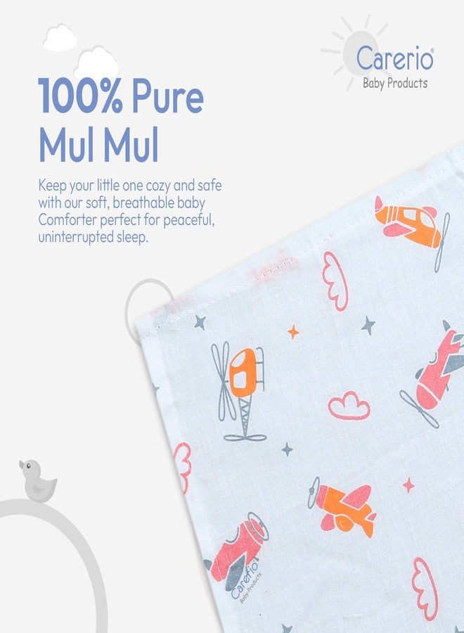 CARERIO 100% Cotton Mulmul Baby Face Towels | Ultra-Soft & Breathable Washcloths | Gentle Newborn Napkin | Multipurpose Hygiene & Feeding Cloth | Quick-Dry& Super Absorbent | Reusable Baby Essentials - Image 4