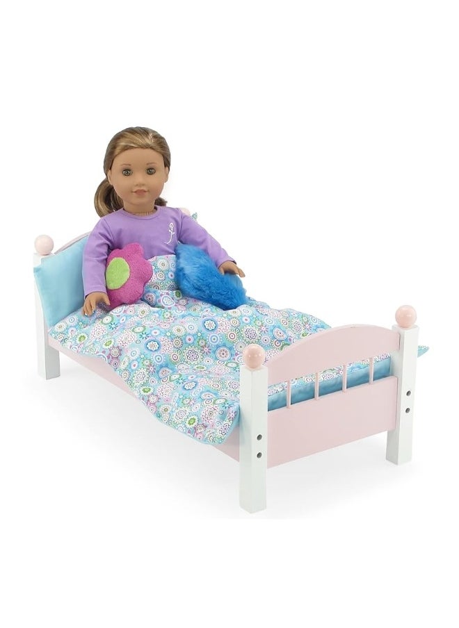 Emily Rose - Emily Rose 18 Inch Doll Bedding Accessories Set, Reversible Baby Doll Blankets and Accessories | Fits 18" Doll Beds, Bunkbeds, Cribs, and Cradles, Designed in The USA - Image 1