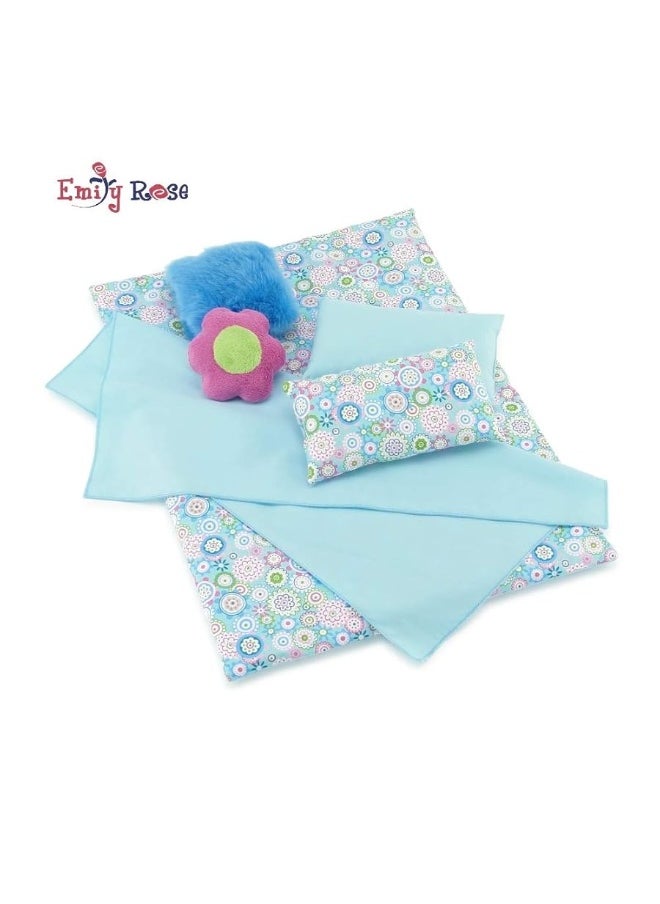 Emily Rose - Emily Rose 18 Inch Doll Bedding Accessories Set, Reversible Baby Doll Blankets and Accessories | Fits 18" Doll Beds, Bunkbeds, Cribs, and Cradles, Designed in The USA - Image 1