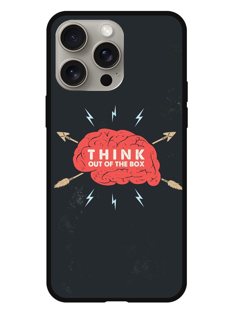 Theodor - Protective Case Anti Scratch Shock Proof Bumper Cover For iPhone 15 Pro Max Think out of the box (2) - Image 1