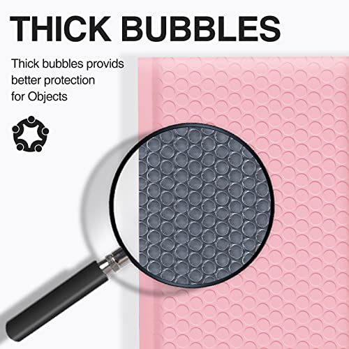 UCGOU Bubble Mailers 4x8 Inch Light Pink 50 Pack Poly Padded Envelopes Small Business Mailing Packages Opaque Self Seal Adhesive Waterproof Boutique Shipping Bags for Jewelry Makeup Supplies #000 - Image 4