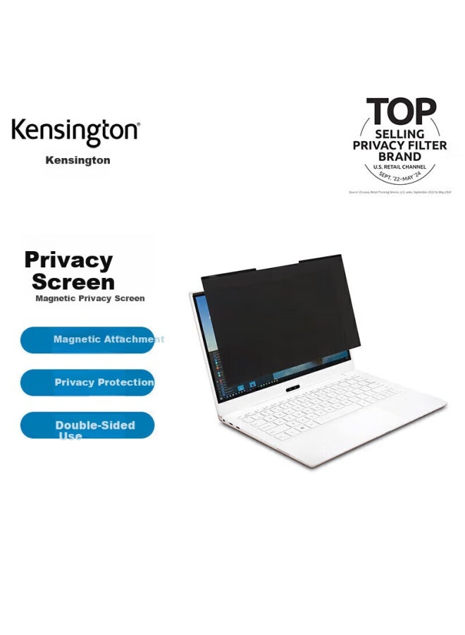 Kensington Laptop Privacy Screen Filter Anti-blue Light Screen Protector Magnetic Detachable 13.3 Inch Universal For Lenovo Dell K58351 - Image 1