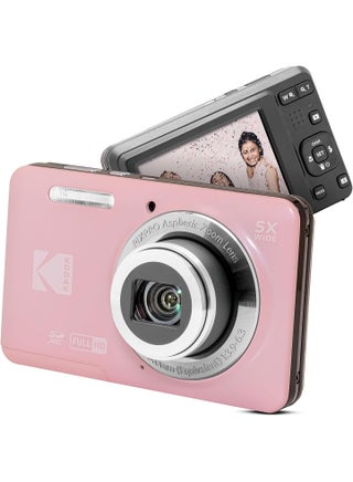 كاميرا رقمية Kodak PIXPRO FZ55-BK بدقة 16 ميجابكسل مع زوم بصري 5X وزاوية واسعة 28 مم وشاشة LCD بحجم 2.7 إنش - view 5