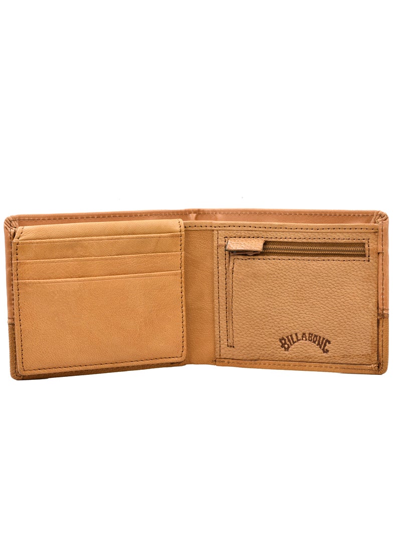 Billabong - Billabong Mens Leather Brown Wallet - Image 1