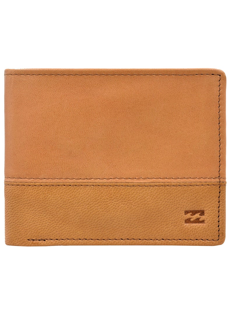 Billabong - Billabong Mens Leather Brown Wallet - Image 1