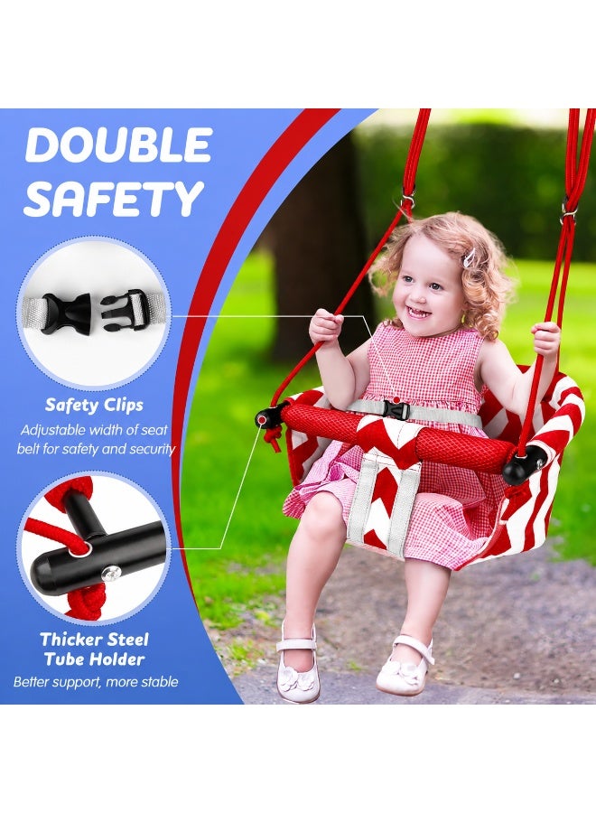 Safe and comfortable fabric swing for infants. - Image 1