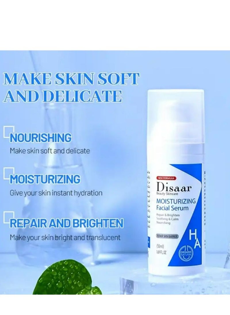 Disaar Serum Deep Moisturizing Hyaluronic Acid Nourishing Brighten Vitamin B5 Collagen Repair Face Serum 50 ml - Image 2