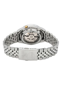 Seiko 5 ساعة رجالية بسلسلة اليوبيل ذات الطلب الأبيض الأوتوماتيكية  - Image 2