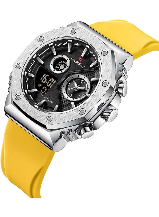 Polyurethane Analog+Digital Watch 9216T S-B-Y