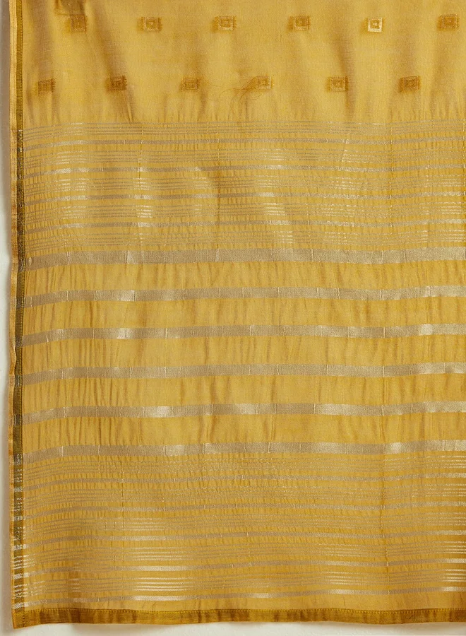 لباس Libas Printed Anarkali Kurta and Palazzo with Dupatta Set