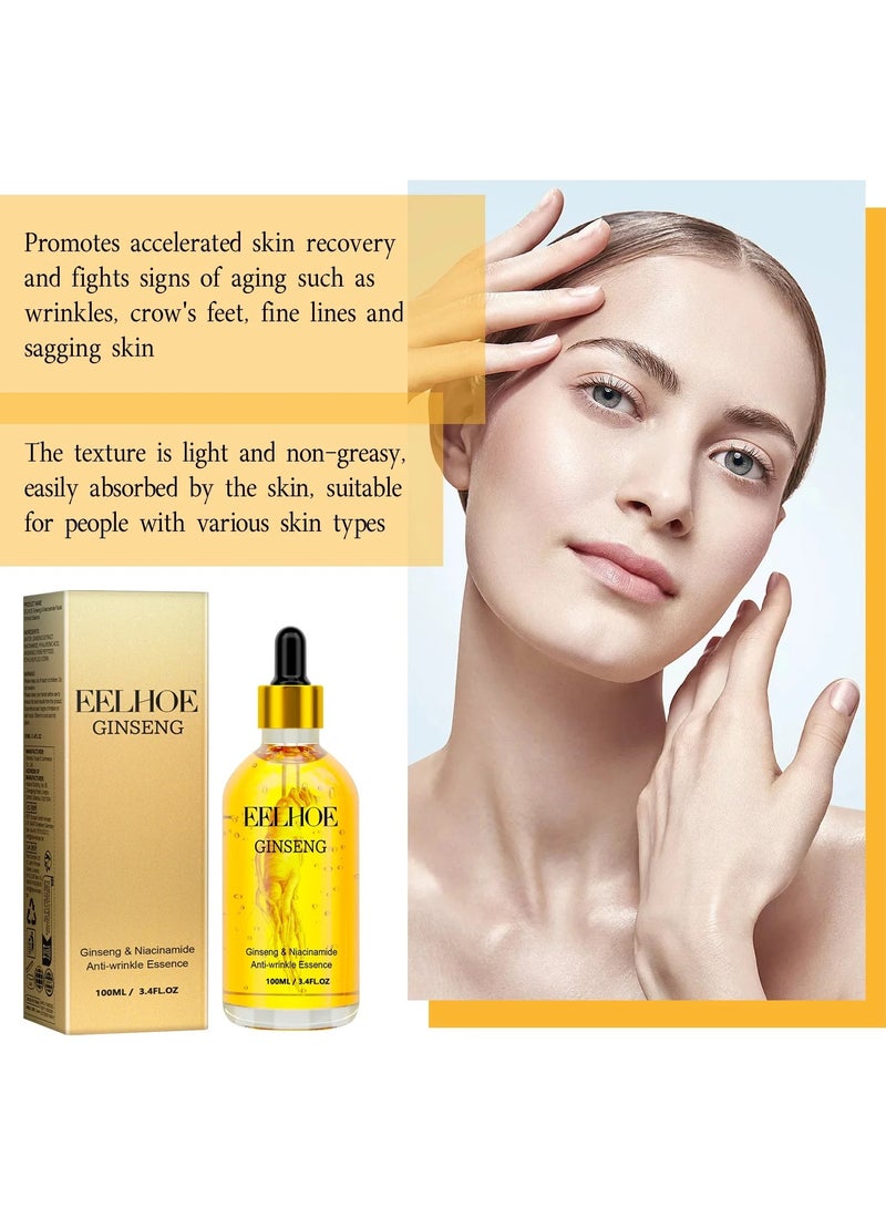 Eelhoe Ginseng & Niacinamide Anti Wrinkle Essence Serum 100 Ml - Image 4