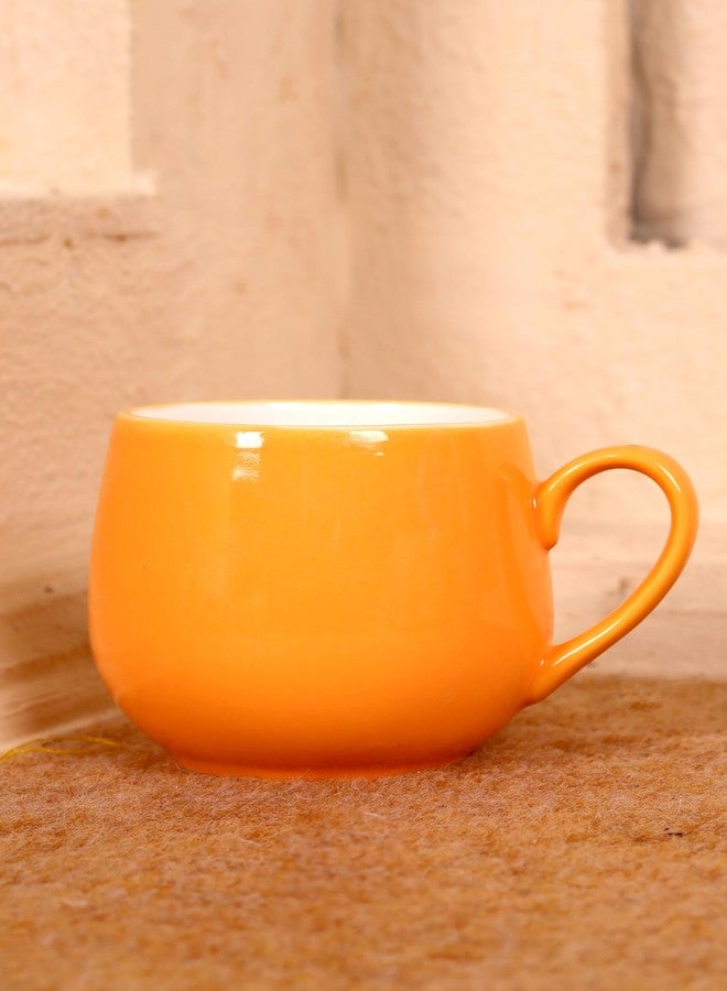 Saaikee طقم أكواب شاي وقهوة من سايكي، 6 قطع، طقم أكواب شاي من البورسلين العظمي مطبوع متعدد الألوان، 6 قطع | طقم أكواب شاي وقهوة أنيق للمطبخ وطاولة الطعام (160 مل) - Image 4