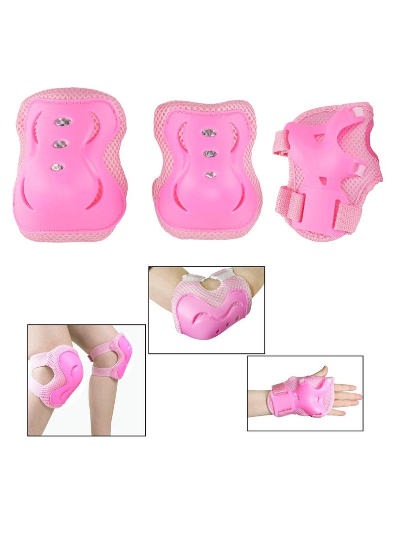 سبال مجموعة خوذة دراجة للأطفال مع واقيات ركبة وخوذة وكوع وواقيات معصم قابلة للتعديل للأطفال من سن 3 إلى 10 سنوات، مجموعة معدات حماية للأطفال للرياضة وركوب الدراجات والتزلج على الجليد والسكوتر - Image 3