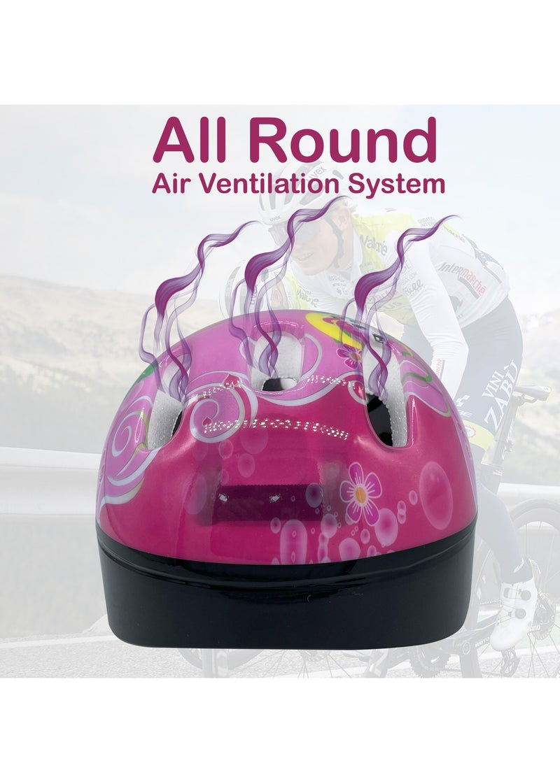 سبال مجموعة خوذة دراجة للأطفال مع واقيات ركبة وخوذة وكوع وواقيات معصم قابلة للتعديل للأطفال من سن 3 إلى 10 سنوات، مجموعة معدات حماية للأطفال للرياضة وركوب الدراجات والتزلج على الجليد والسكوتر - Image 5