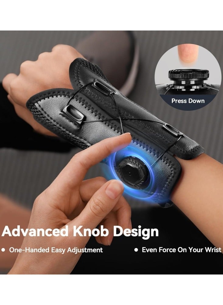 Ru syanl Wrist Brace for Carpal Tunnel wiht Adjustable Knob Hand Brace Night Support Fits Both Hands Provide Maximum Wrist Support for Unisex for Tendonitis Arthritis Sprains - Image 2