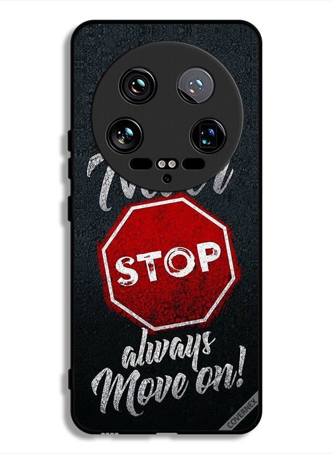 Covernex Xiaomi 14 Ultra Protective Case Cover Never Stop Always Move On - Image 1