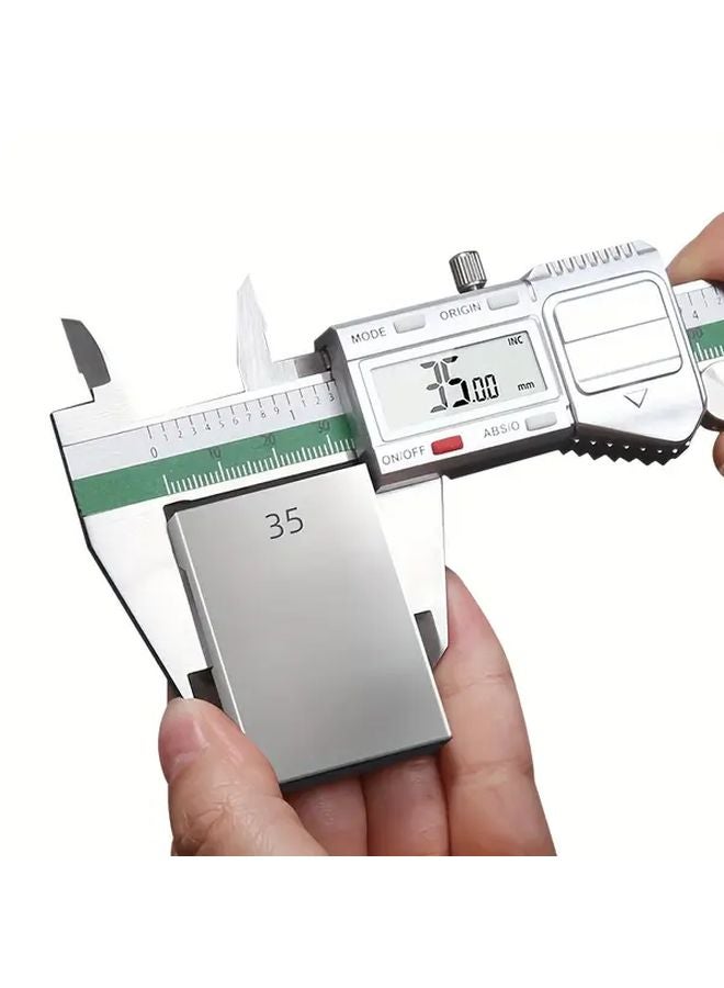 Green Digital Caliper 150mm High Precision LCD Display Fraction MM Inch - Image 4